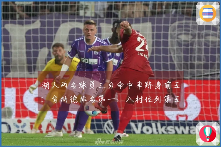 湖人两名球员三分命中率跻身前五：肯纳德排名第一，八村位列第五